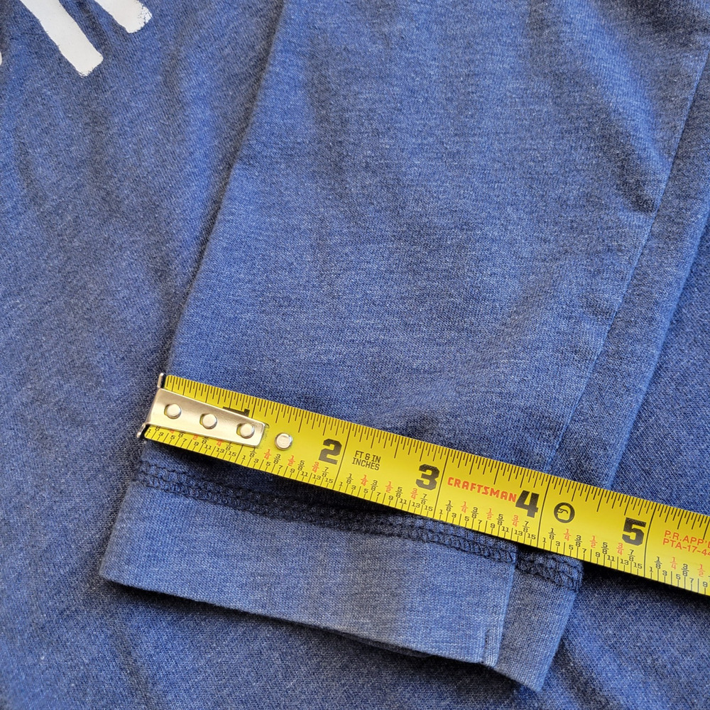 HOLLISTER Sweater Hoodie Womens Large Blue Logo White Drawstrings Lightweight - Picture 4 of 11